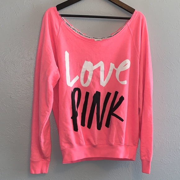 PINK Victoria's Secret Sweaters - Vs slouchy crew